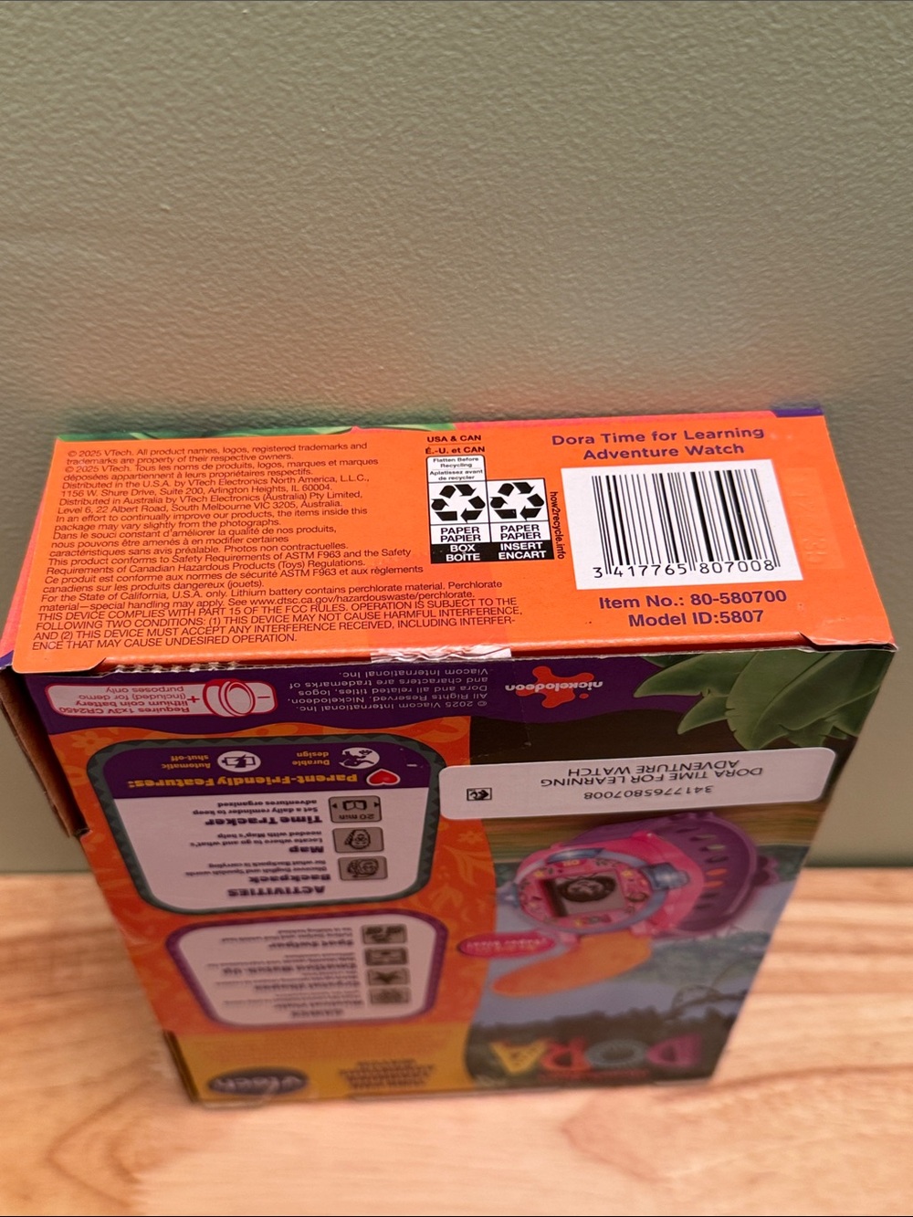 VTech Dora Learning Adventure Watch - Pink & Yellow - Picture 6 of 8